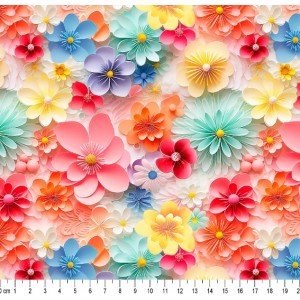 Zinia cor 01 (Est. Digital 3D)  Zinia cor 01 (Est. Digital 3D)